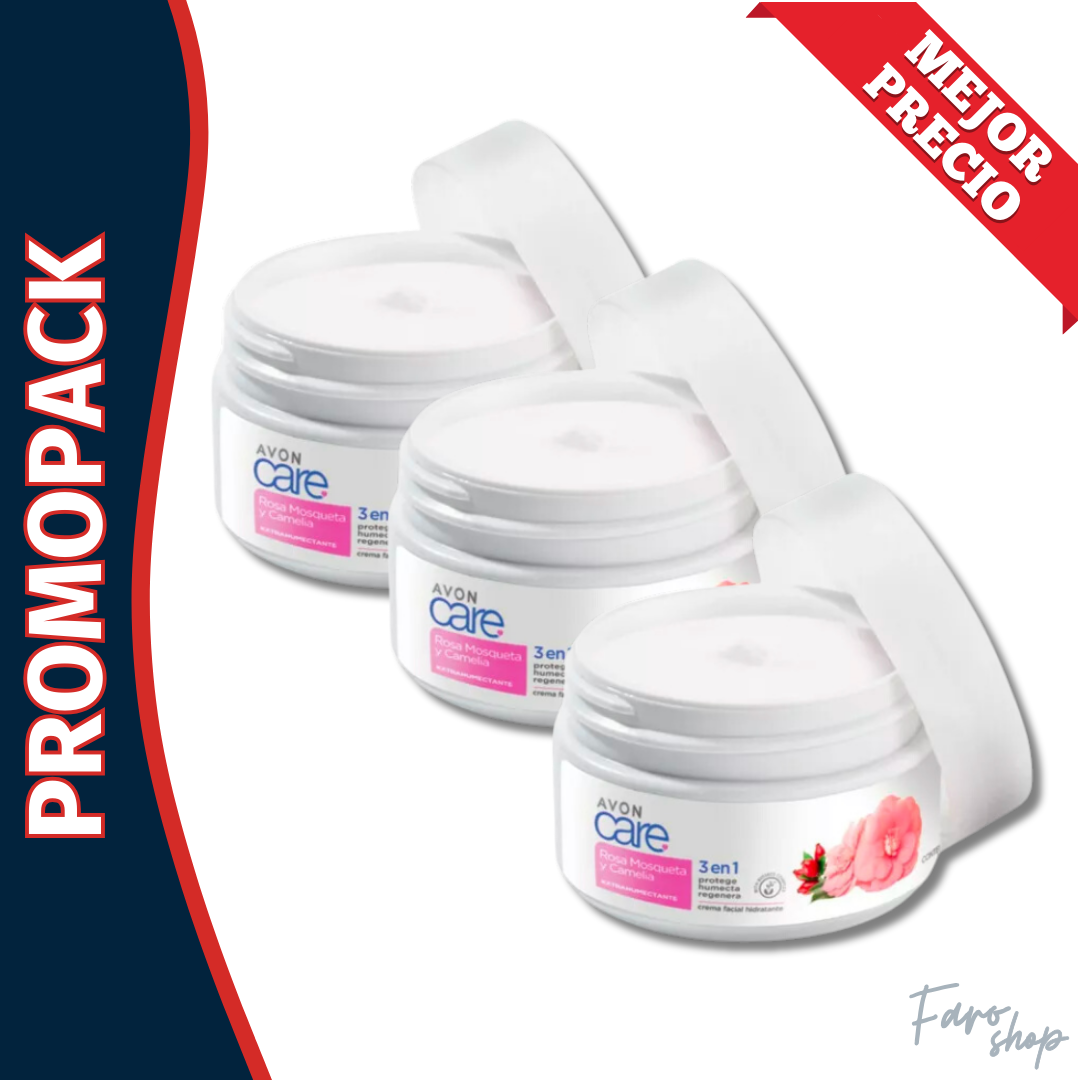 PROMOPACK 3 CREMAS ROSA MOSQUETA