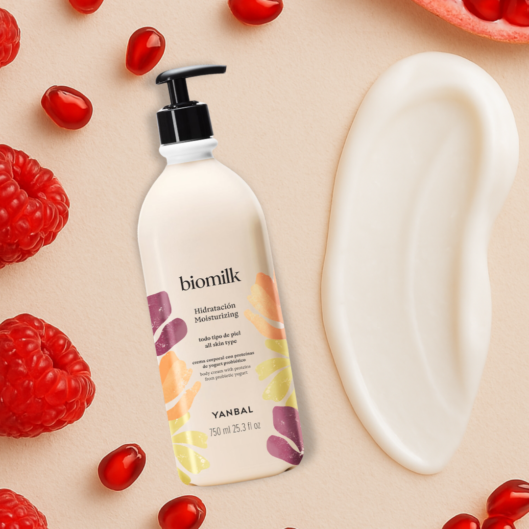 CREMA HIDRATANTE BIOMILK PROTEINAS DE YOGURT AMOR QUE FLORECE
