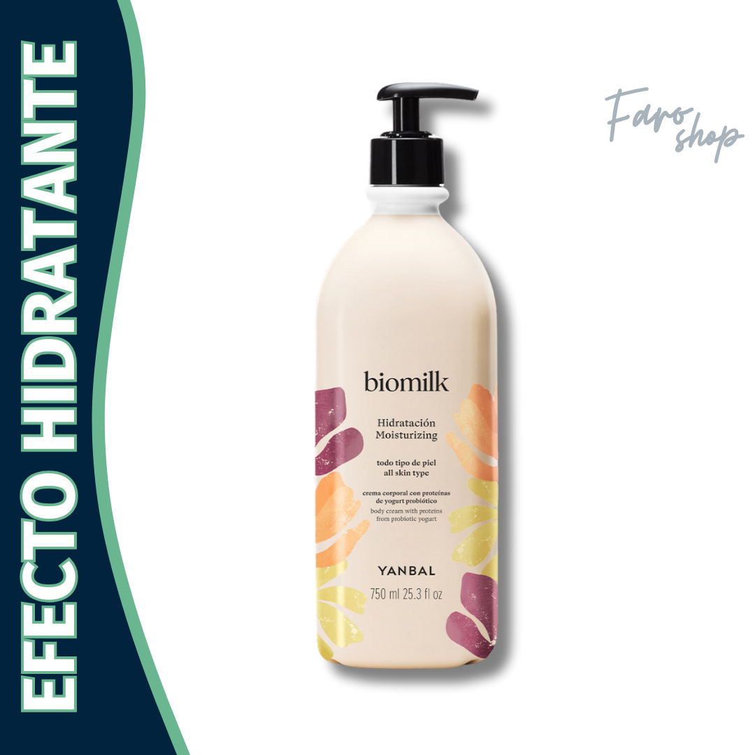 CREMA HIDRATANTE BIOMILK PROTEINAS DE YOGURT AMOR QUE FLORECE