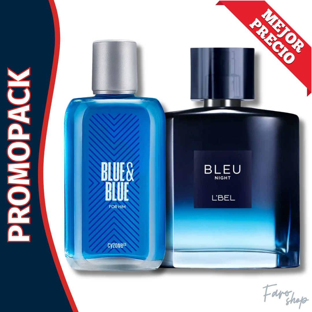 PROMOPACK PERFUMES BLEU NIGHT + BLUE & BLUE MEN