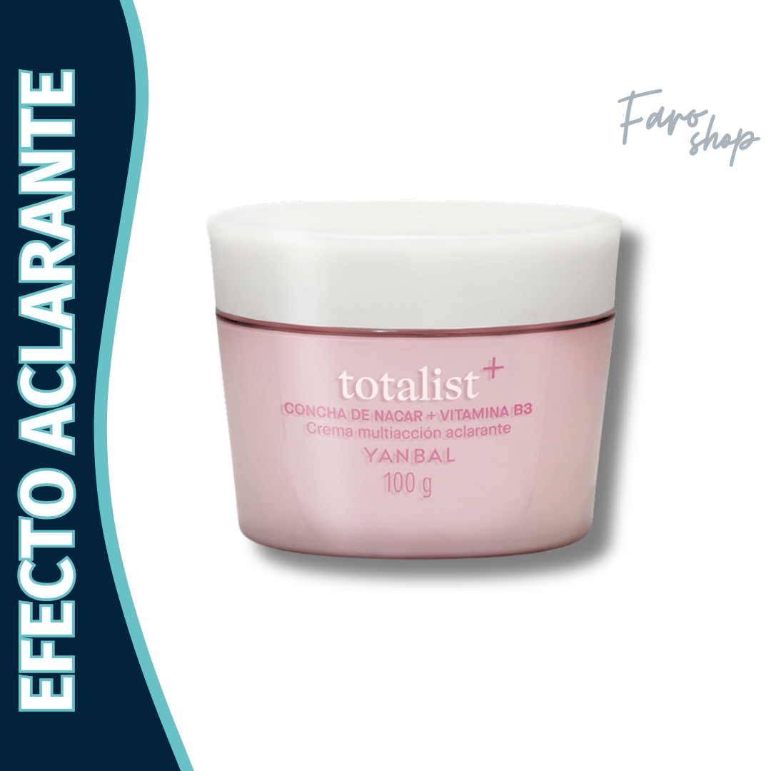 CREMA ACLARANTE CONCHA DE NACAR + VITAMINA B3 TOTALIST+ 100g