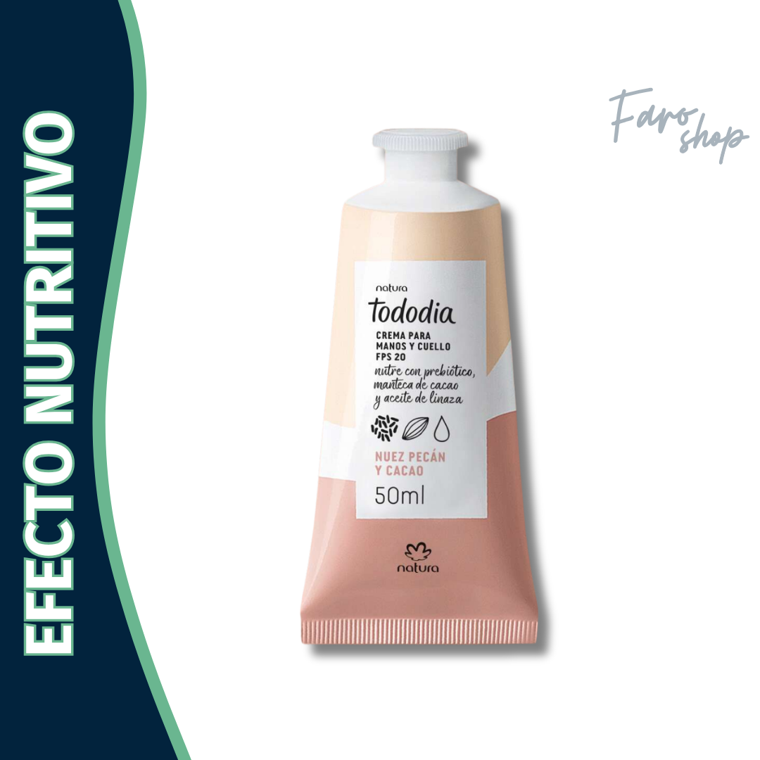 CREMA PARA MANOS TODODIA NUEZ PECÁN Y CACAO 50ML