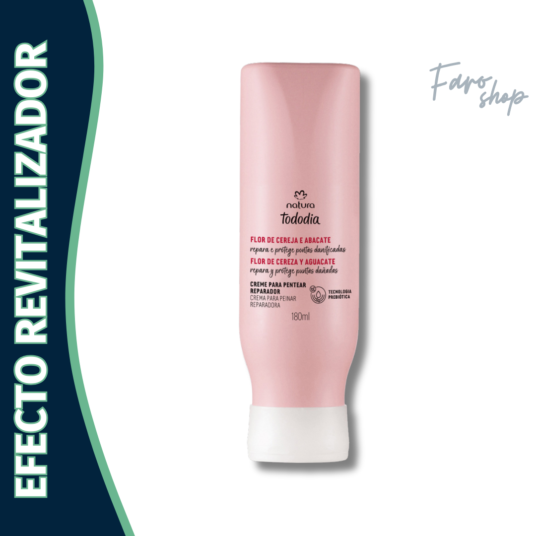 CREMA PARA PEINAR TODODIA REPARADOR FLOR DE CEREZA Y AGUACATE