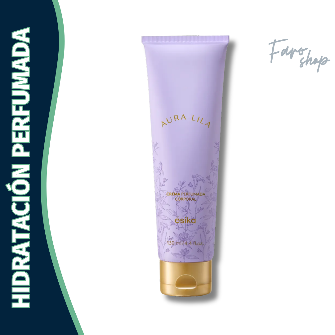 CREMA PERFUMADA AURA LILA