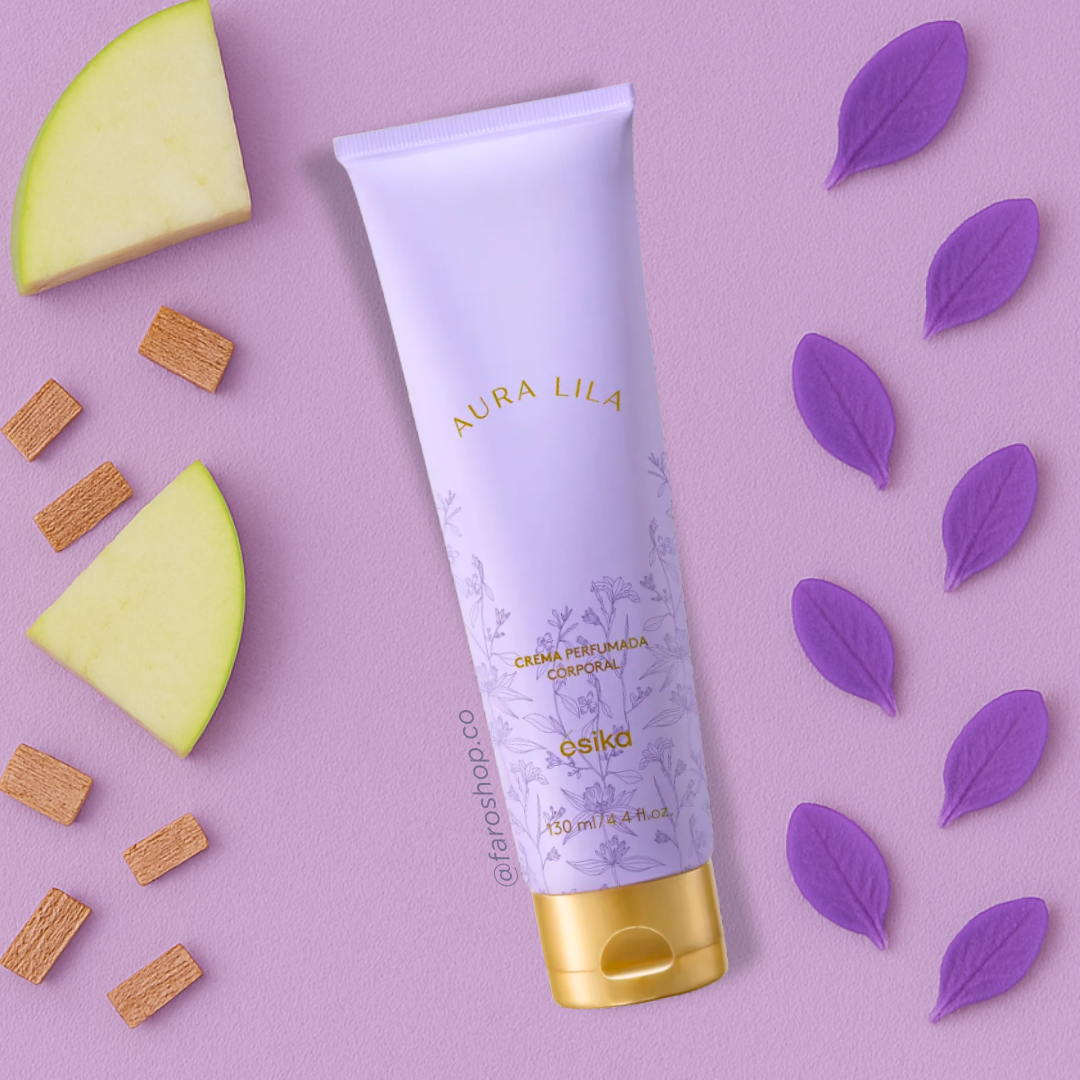 CREMA PERFUMADA AURA LILA