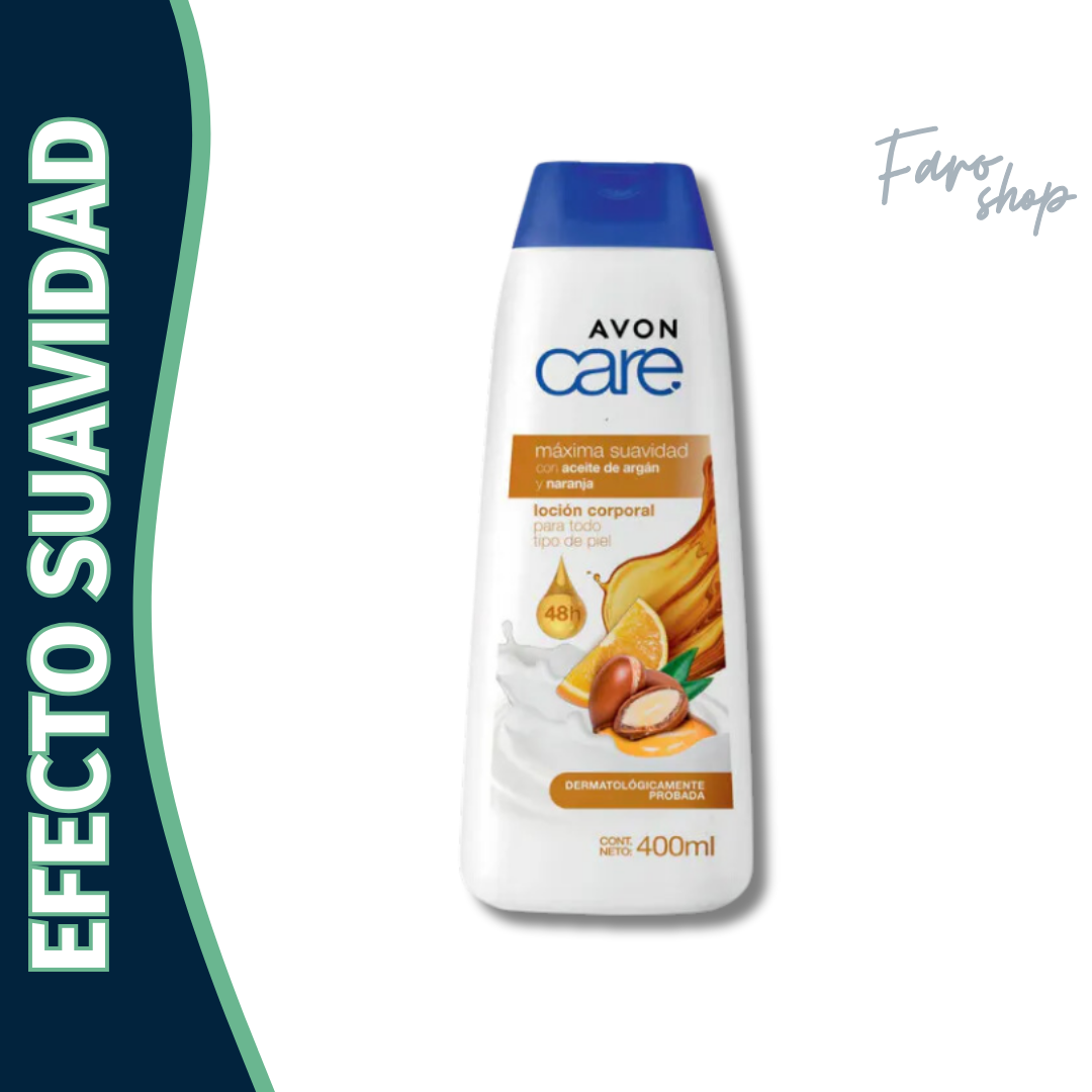 CREMA AVON CARE MAXIMA SUAVIDAD ACEITE DE ARGAN Y NARANJA 400ML
