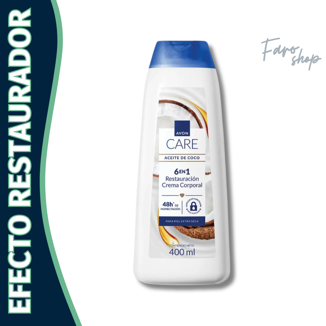 CREMA AVON CARE RESTAURACIÓN CON ACEITE DE COCO 400ML