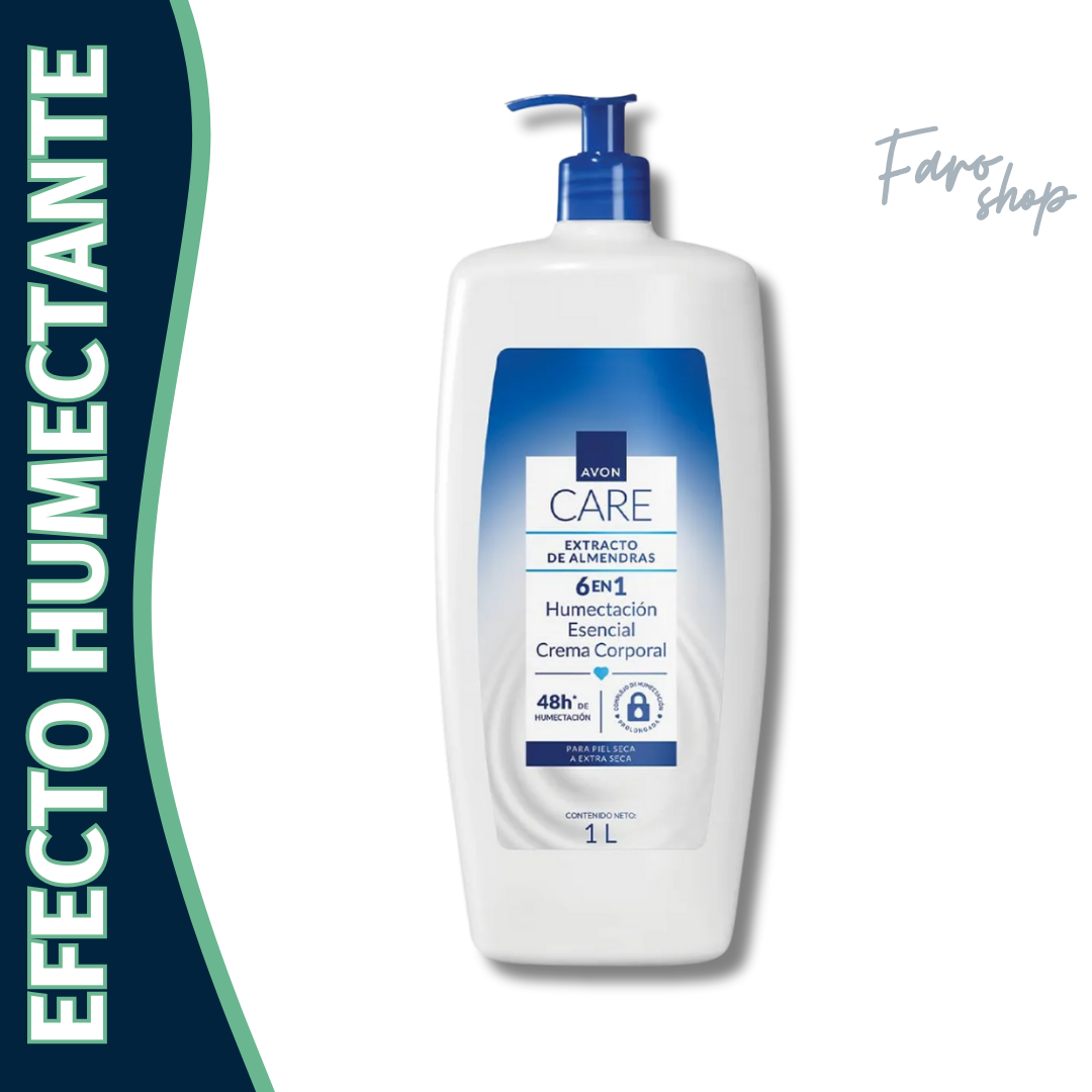 CREMA AVON CARE HUMECTACIÓN ESENCIAL EXTRACTO DE ALMENDRAS