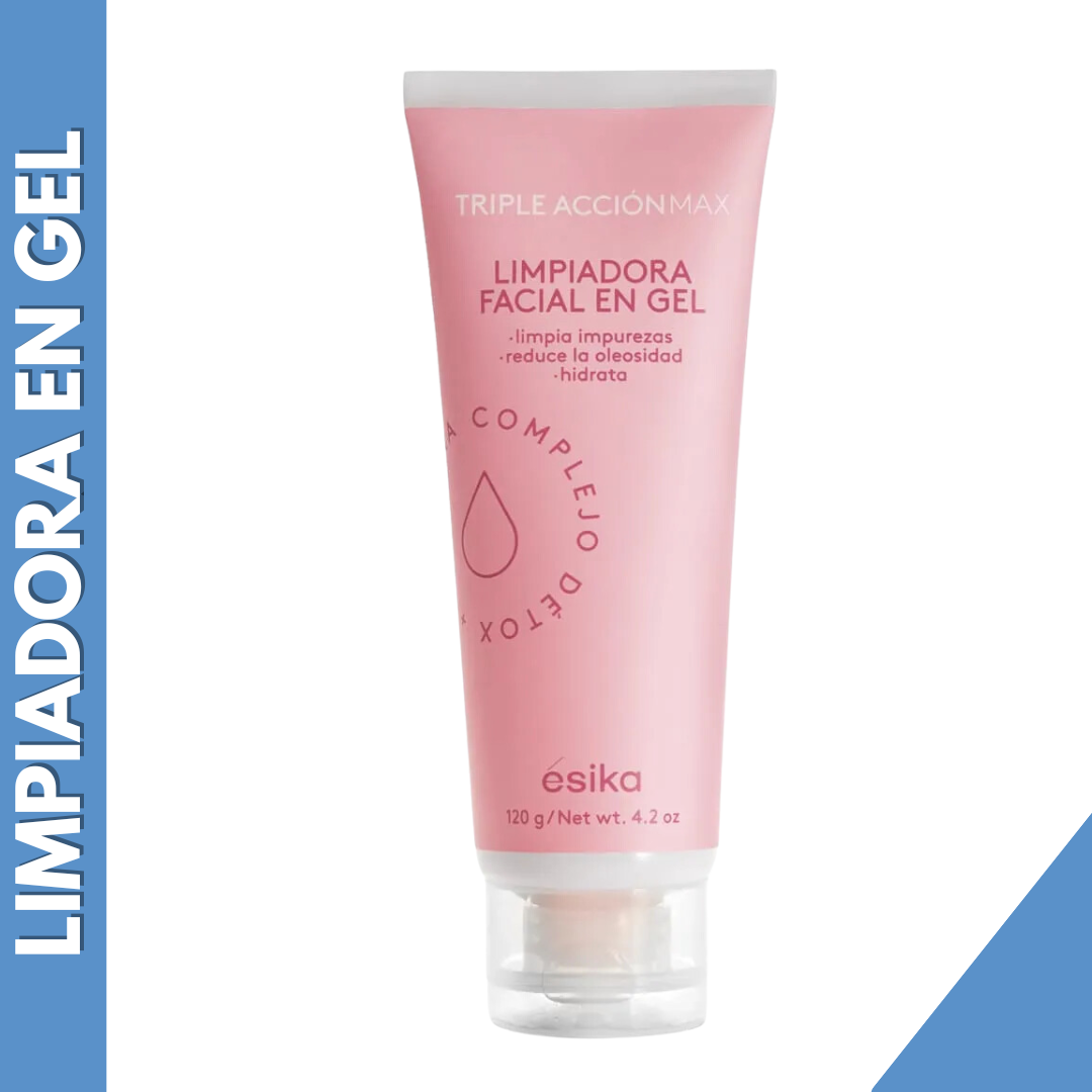 LIMPIADORA FACIAL EN GEL TRIPLE ACCION MAX