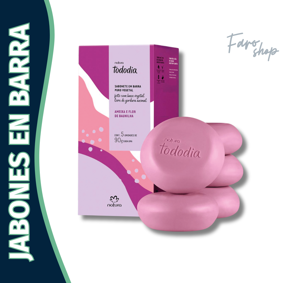 JABONES EN BARRA TODODIA CIRUELA Y FLOR DE VAINILLA