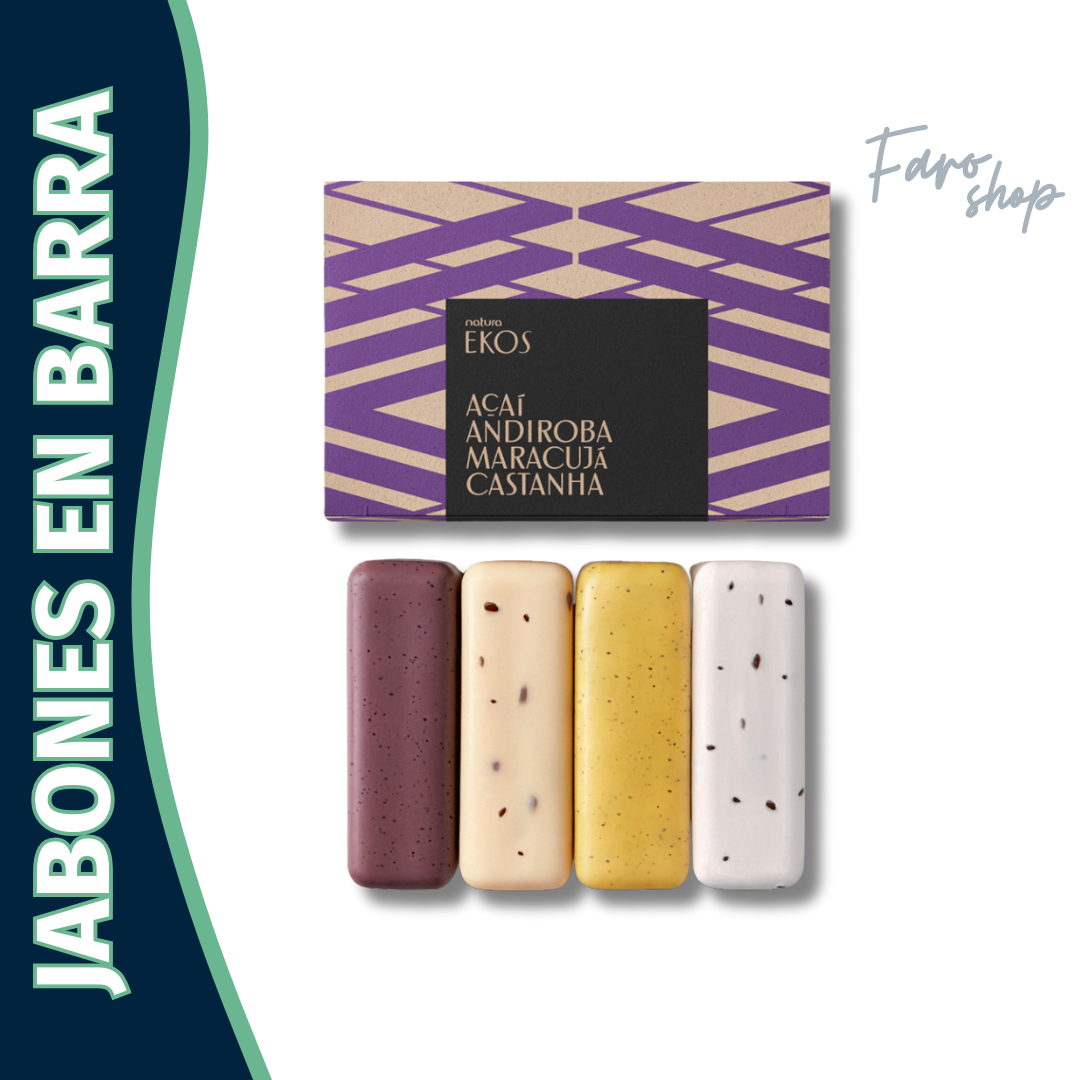 JABONES EKOS MULTI EXFOLIANTE ACAI, ANDIROBA, MARACUYA, CASTAÑA