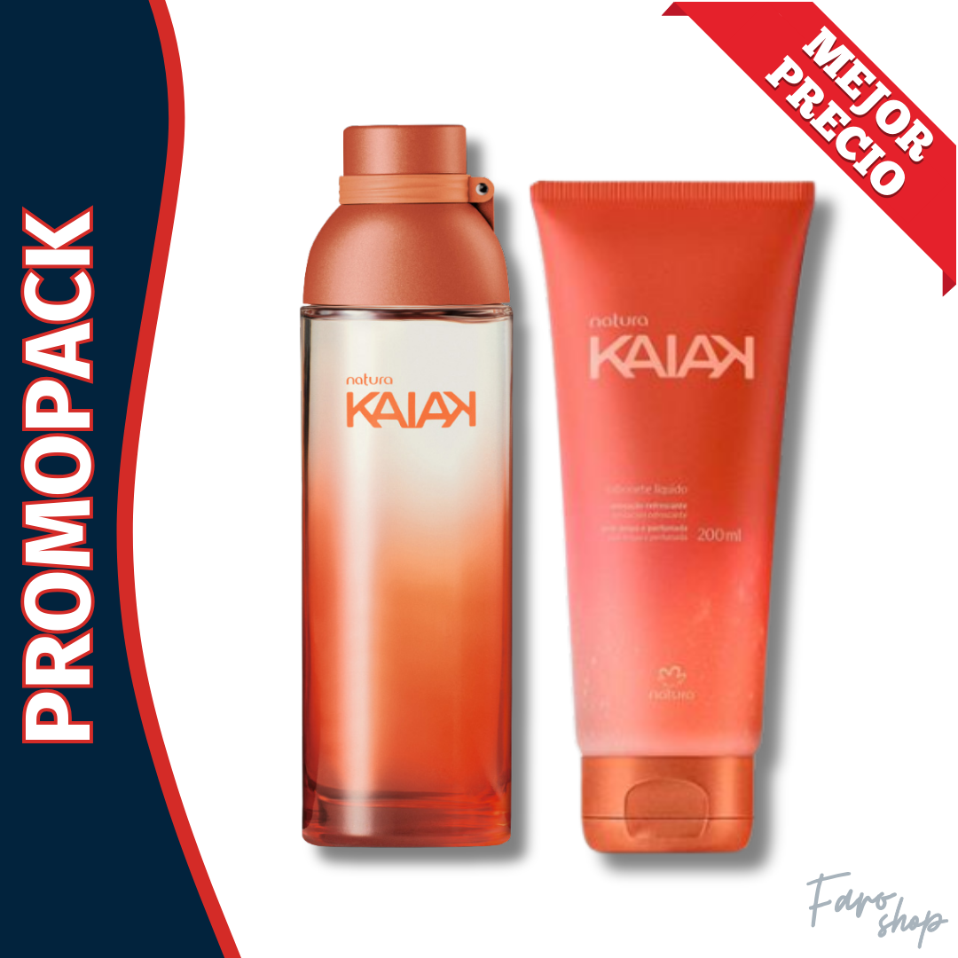 PROMOPACK PERFUME KAIAK FEMENINO + JABON EXFOLIANTE