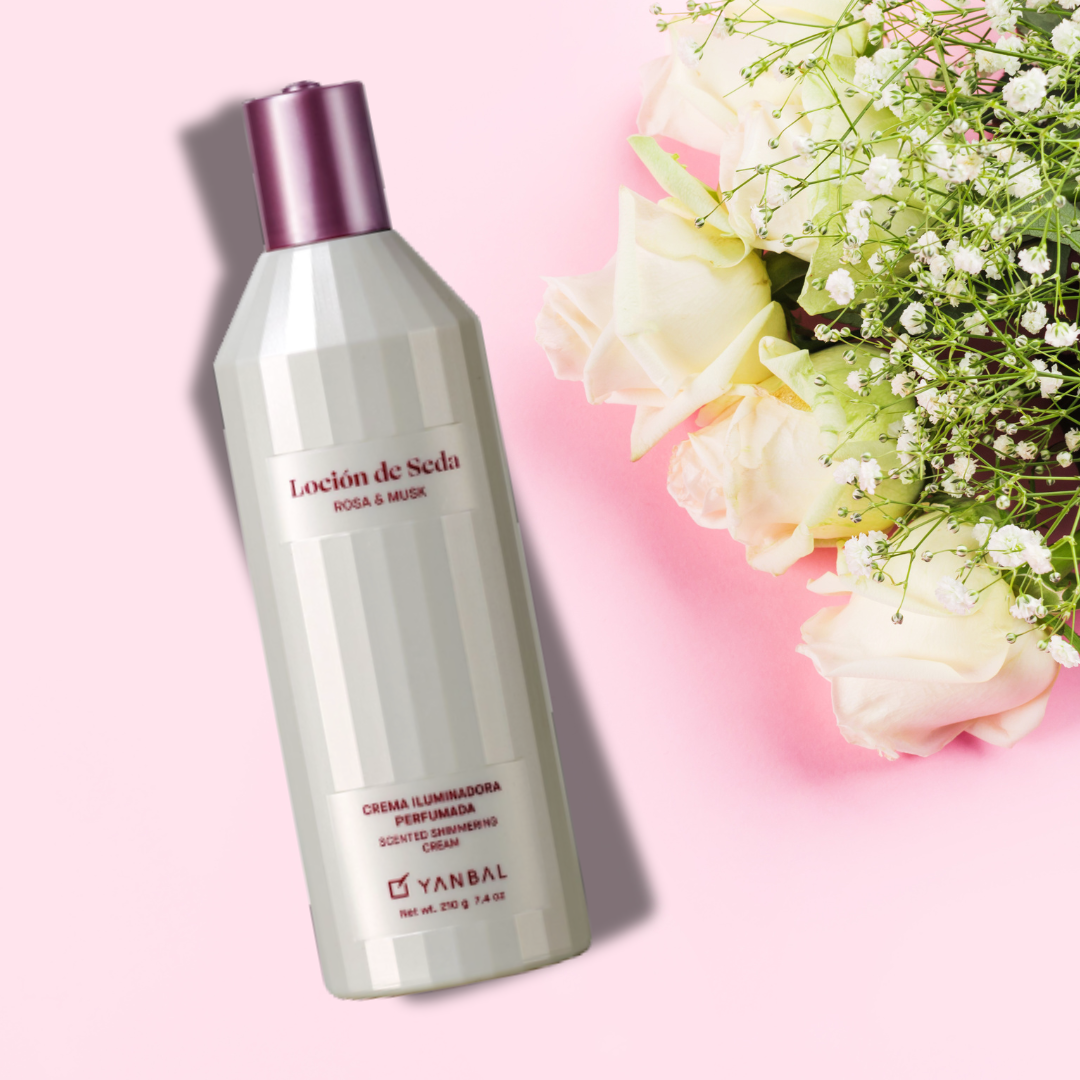 LOCIÓN DE SEDA ROSA & MUSK
