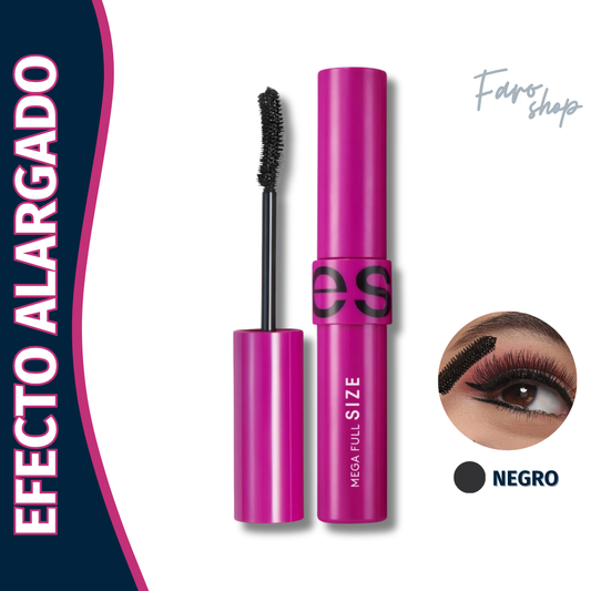 PESTAÑINA MEGA FULL SIZE FÁCIL RETIRADO NEGRO