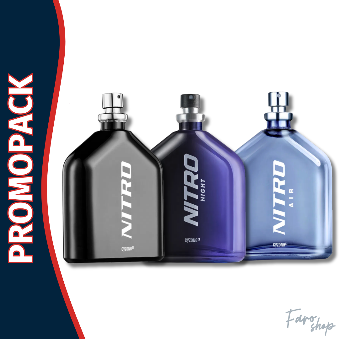 PROMOPACK NITRO CLASICA + NITRO NIGHT + NITRO AIR