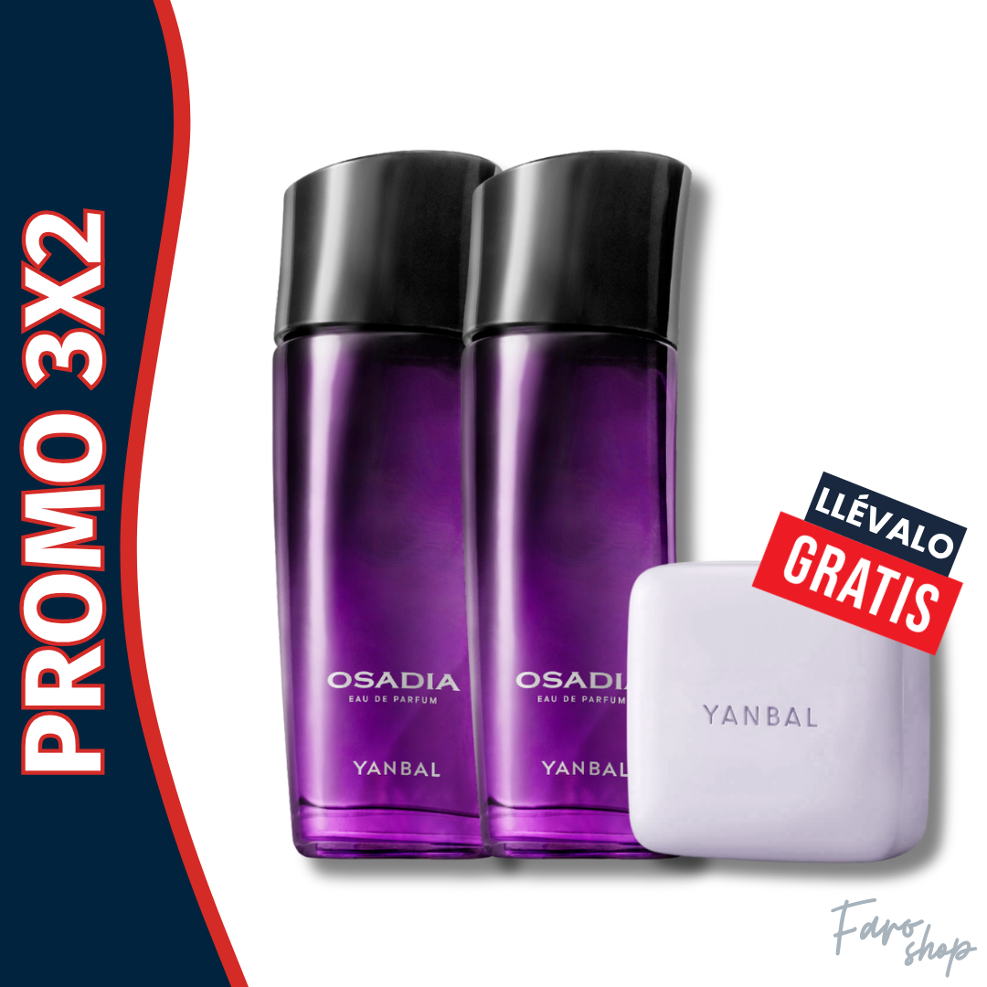 PROMO3X2 - 2 PERFUME OSADÍA HOMBRE LLEVA JABON GRATIS