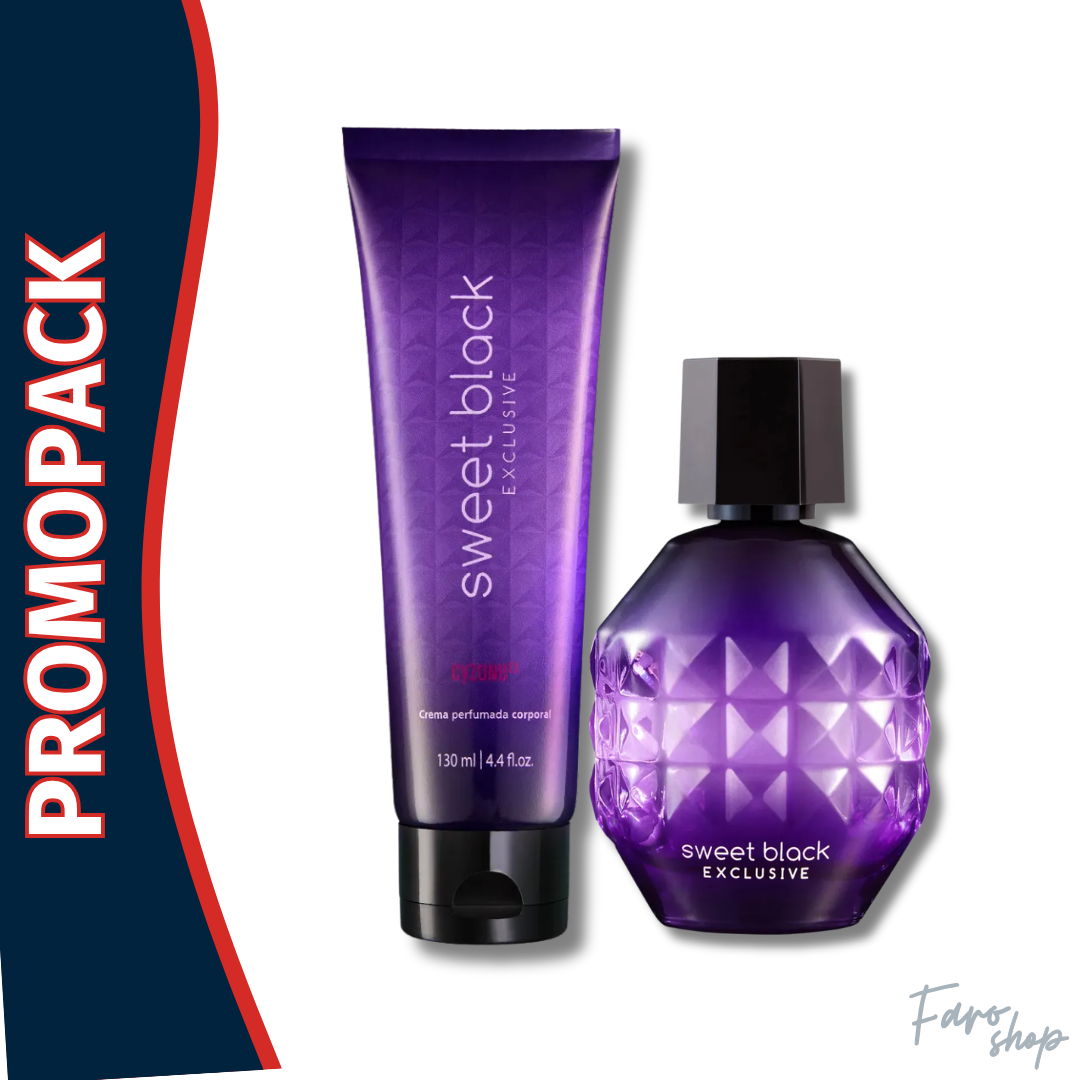 PROMOPACK PERFUME SWEET BLACK EXCLUSIVE + CREMA PERFUMADA