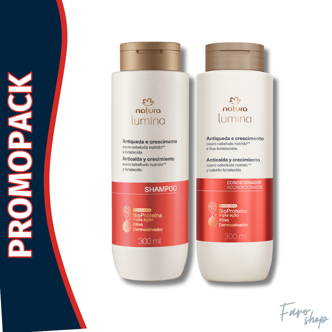 PROMOPACK SHAMPOO + ACONDICIONADOR LUMINA ANTICAÍDA Y CRECIMIENTO