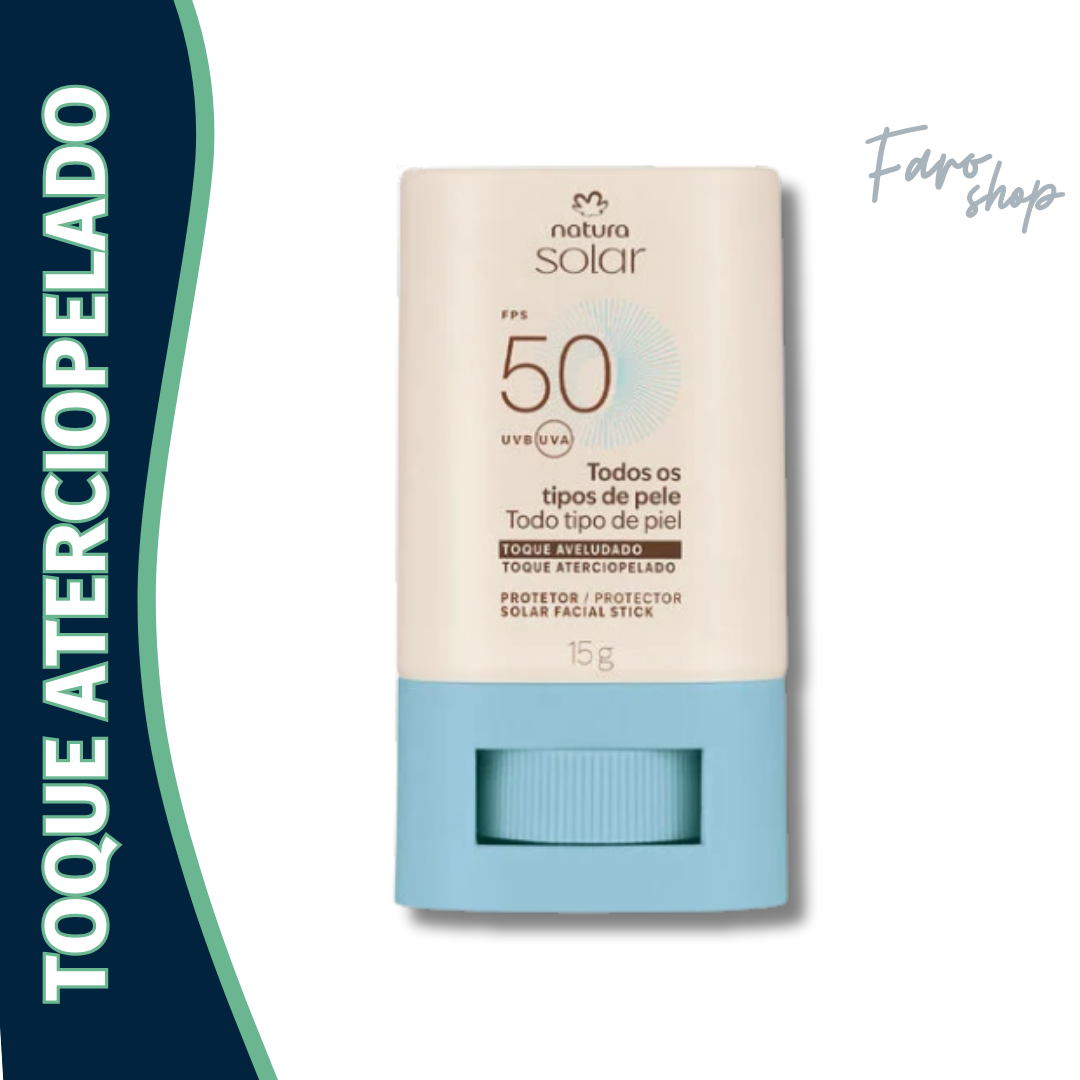 PROTECTOR SOLAR FACIAL EN BARRA FPS 50 NATURA SOLAR