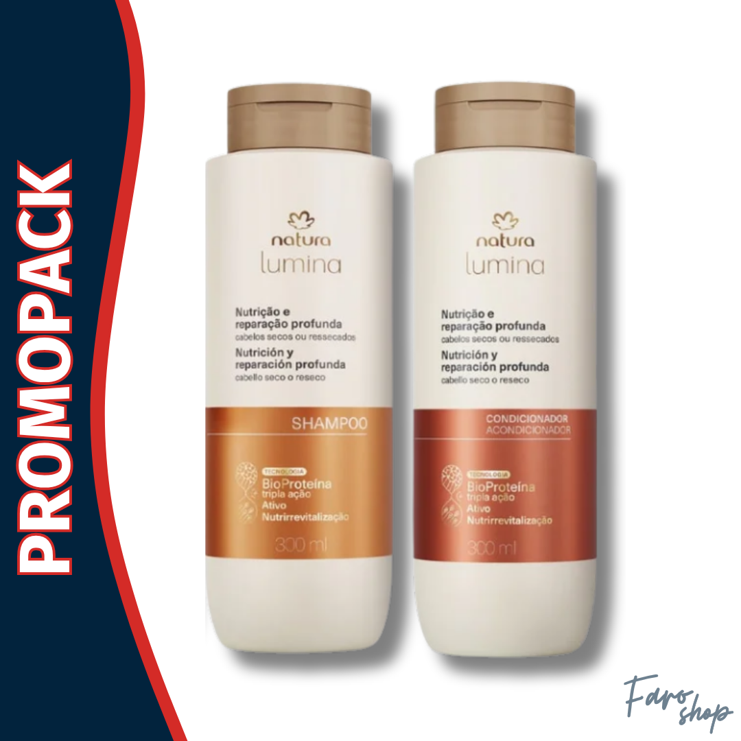 PROMOPACK SHAMPOO + ACONDICIONADOR LUMINA NUTRICIÓN Y REPARACIÓN PROFUNDA