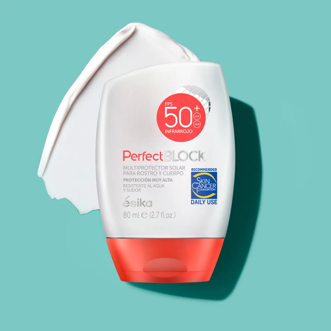 PROTECTOR SOLAR PARA ROSTRO Y CUERPO PERFECT BLOCK