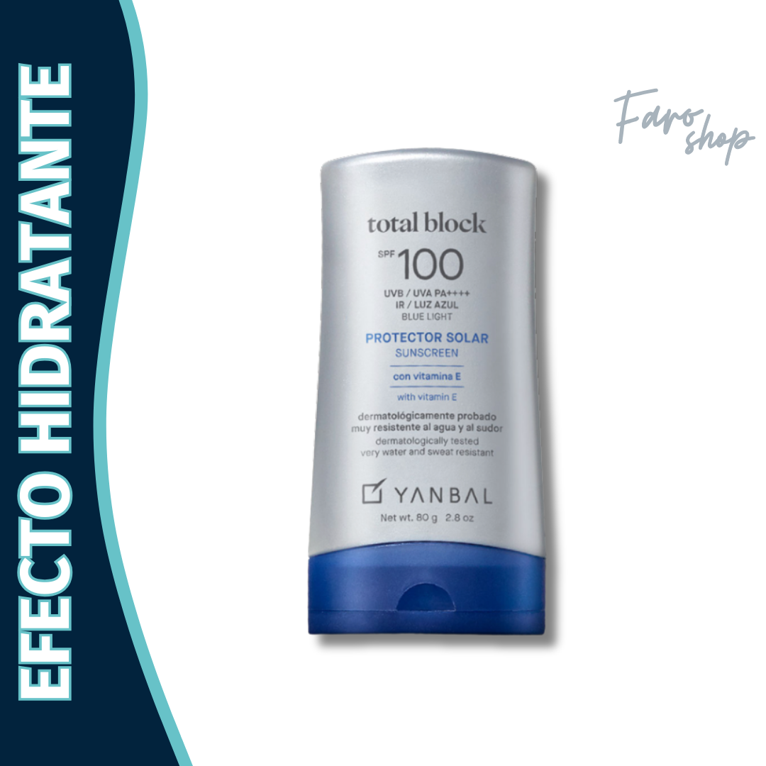 PROTECTOR SOLAR BLOQUEADOR SPF 100 TOTAL BLOCK - 80 G
