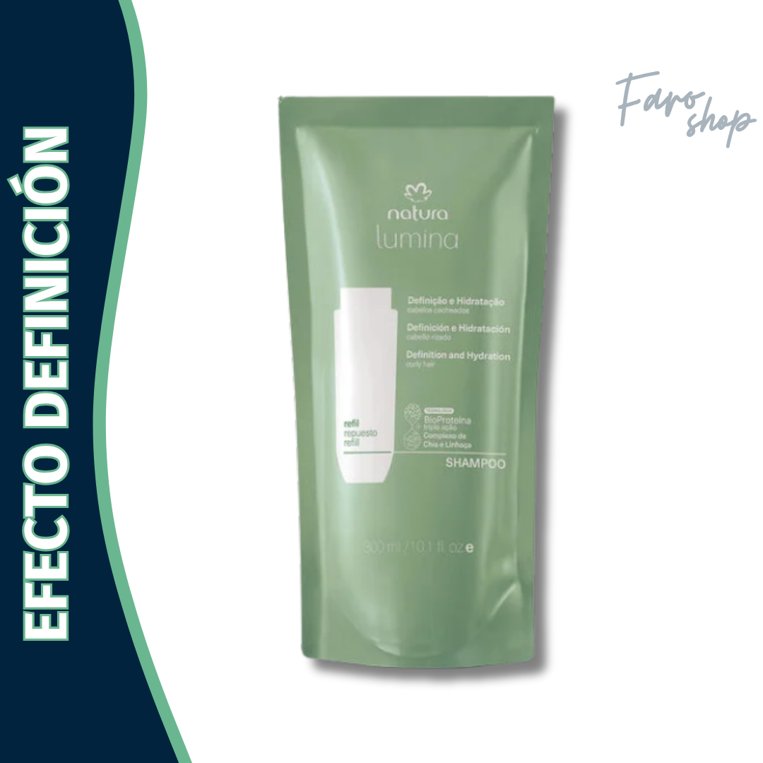 REPUESTO SHAMPOO LUMINA DEFINICION E HIDRATACION CABELLO RIZADO