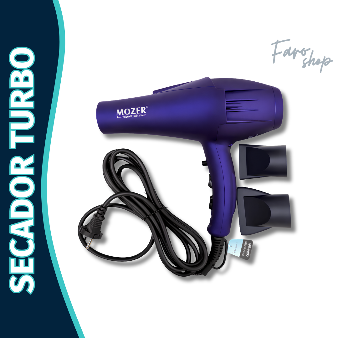 SECADOR PROFESIONAL TURBO POWER MOZER MZ-9960