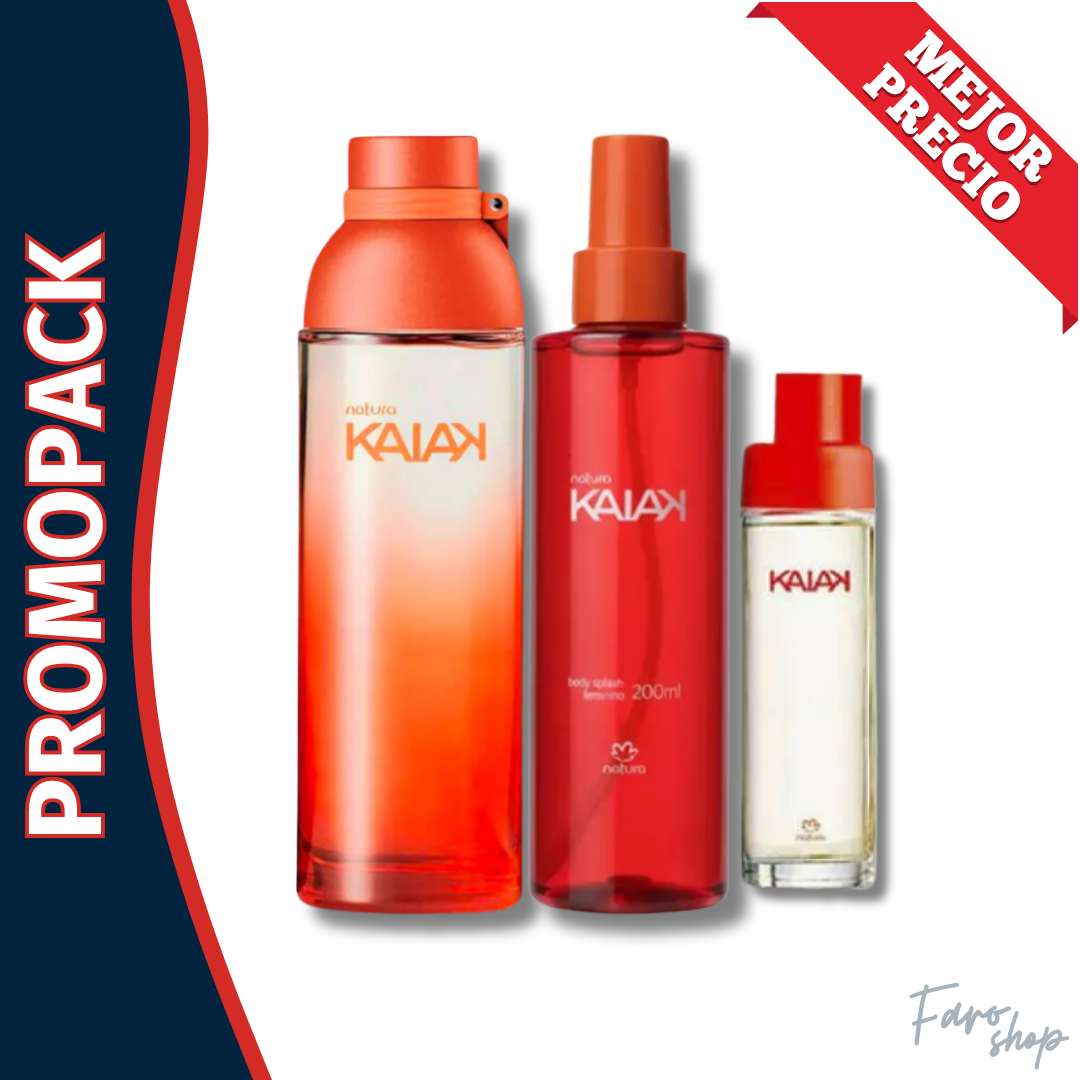 PROMOPACK KAIAK FEMENINO + SPLASH + PERFUME MINI