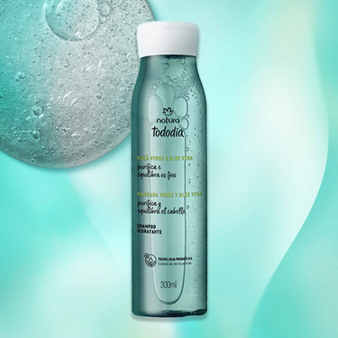 SHAMPOO TODODIA HIDRATANTE MANZANA VERDE Y ALOE VERA
