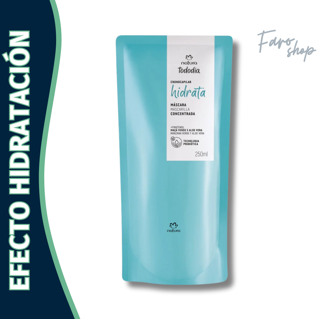 REPUESTO MASCARILLA CONCENTRADA HIDRATANTE PARA EL CABELLO MANZANA VERDE Y ALOE VERA