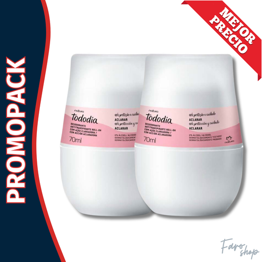PROMOPACK 2 DESODORANTES TODODIA ACLARANTE