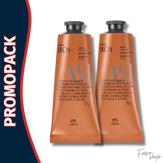 PROMOPACK 2 PULPA HIDRATANTE PARA MANOS EKOS CASTAÑA 75gr