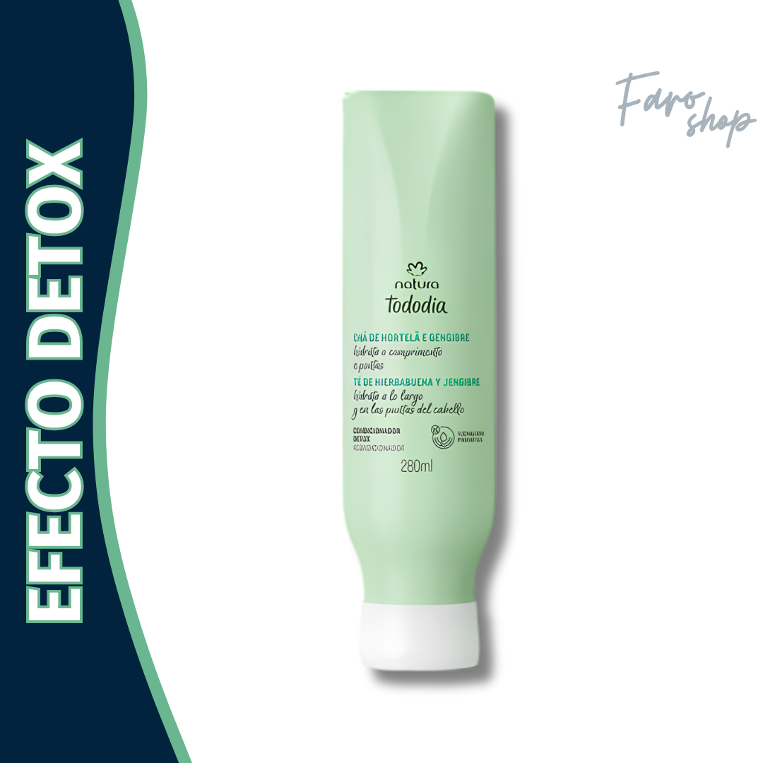ACONDICIONADOR TODODIA DETOX TÉ DE HIERBABUENA Y JENGIBRE