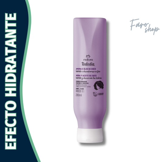 ACONDICIONADOR TODODIA LIMPIEZA ANTIRESECAMIENTO CABELLO RIZADO Y AFRO