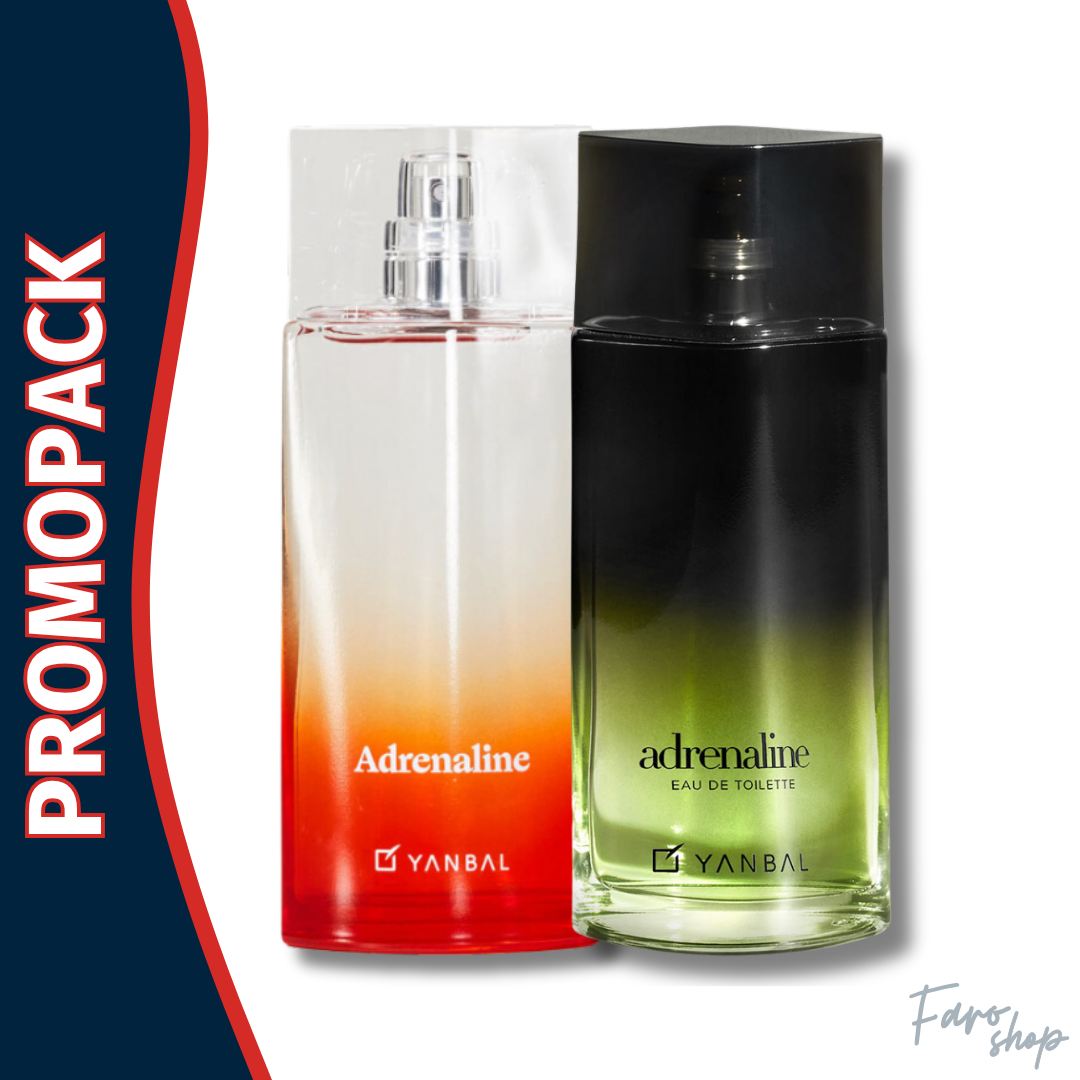 PROMOPACK ADRENALINE HOMBRE + ADRENALINE MUJER