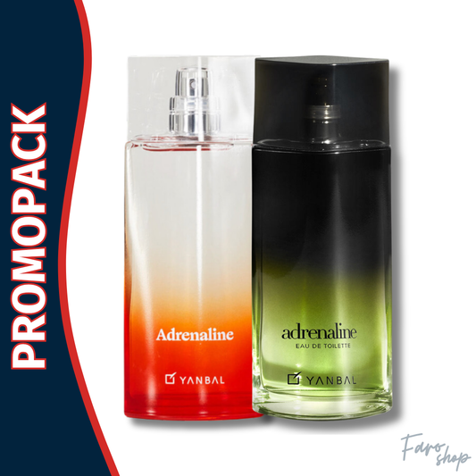 PROMOPACK ADRENALINE HOMBRE + ADRENALINE MUJER