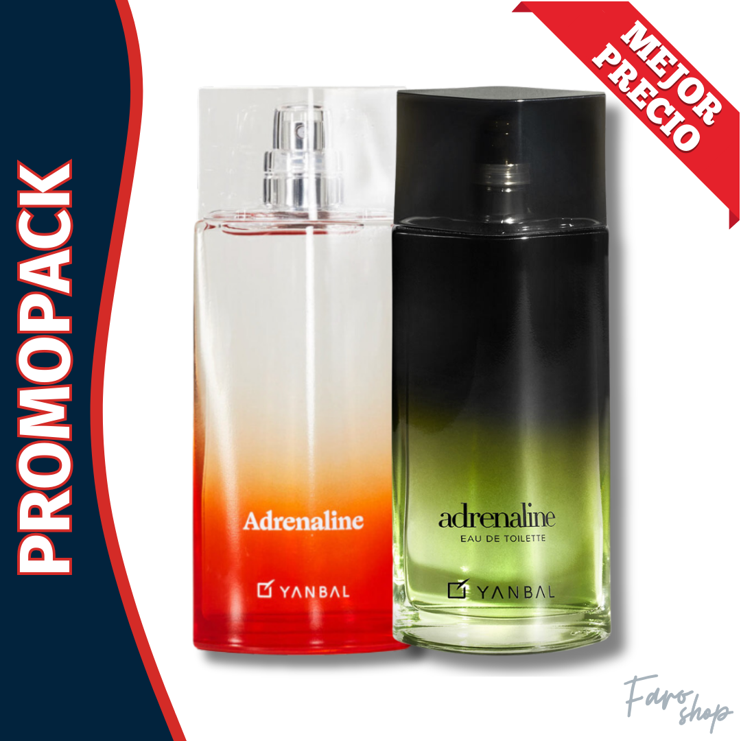 PROMOPACK ADRELAINE HOMBRE + ADRENALINE MUJER