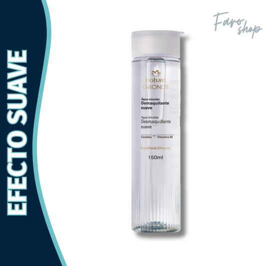 AGUA MICELAR DESMAQUILLANTE SUAVE CHRONOS DERMA NATURA
