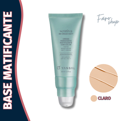 SENTIVA BB CREAM MATT CON COLOR - Claro