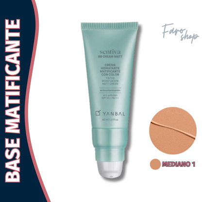 SENTIVA BB CREAM MATT CON COLOR - Mediano 1