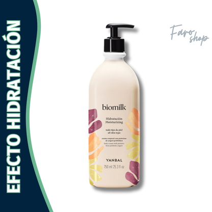 CREMA HIDRATANTE BIOMILK PROTEINAS DE YOGURT AMOR QUE FLORECE