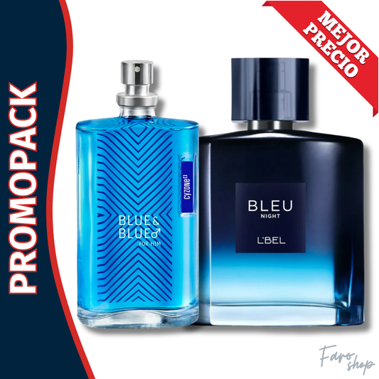 PROMOPACK PERFUMES BLEU NIGHT + BLUE & BLUE MEN