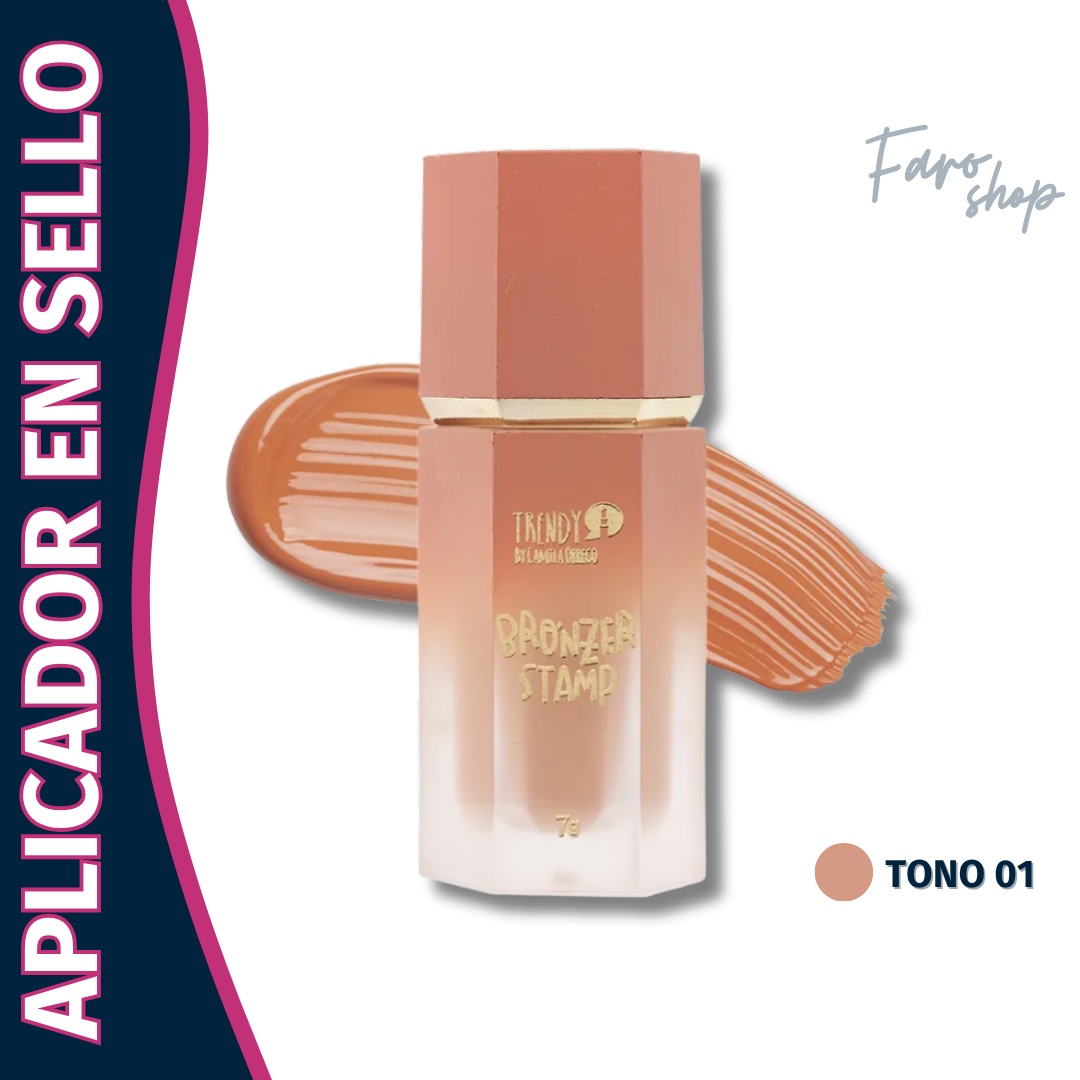CONTORNO EN CREMA BRONZER STAMP