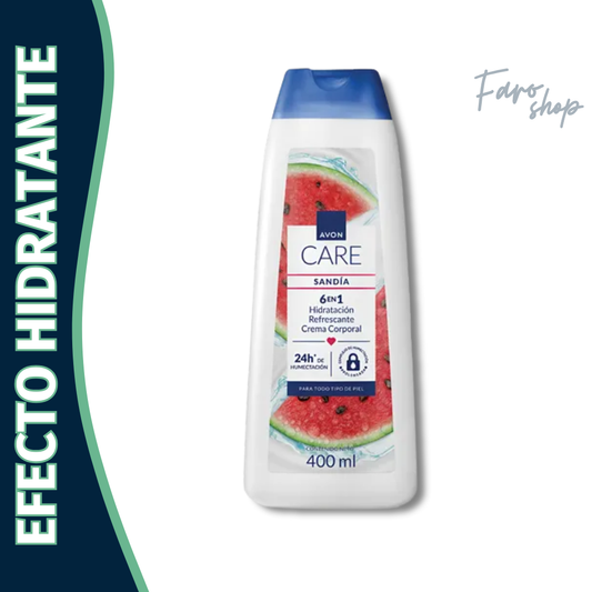 CREMA AVON CARE HIDRATACION REFRESCANTE SANDIA 400ML