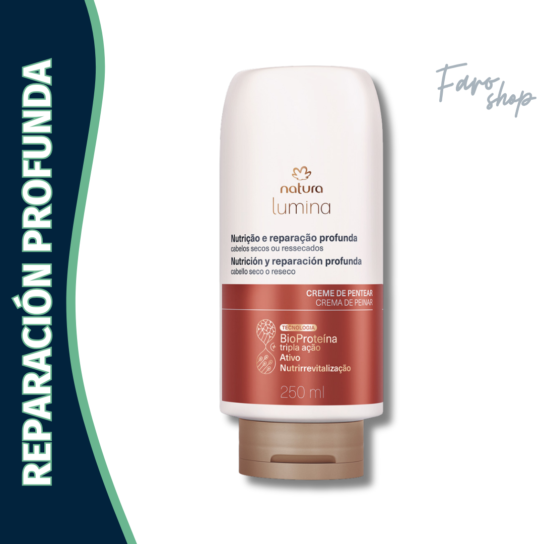 CREMA DE PEINAR LUMINA NUTRICIÓN Y REPARACIÓN PROFUNDA