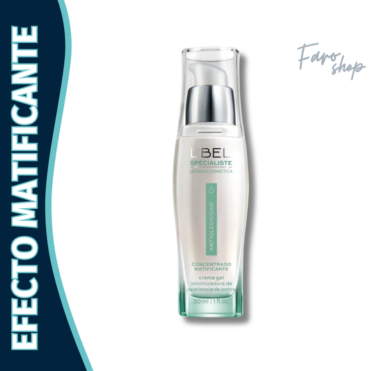 CREMA GEL HIDRATANTE  FACIAL MINIMIZADORA DE POROS MATIFICANTE