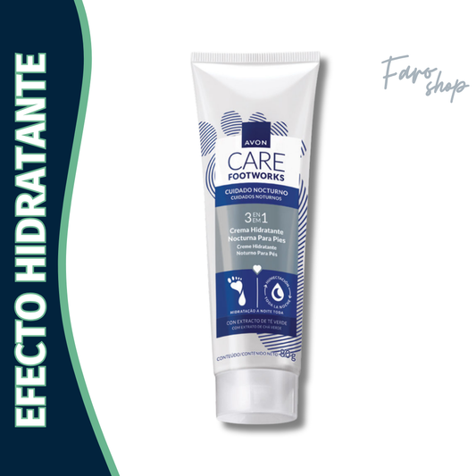 CREMA HIDRATANTE NOCTURNA PARA PIES FOOTWORKS