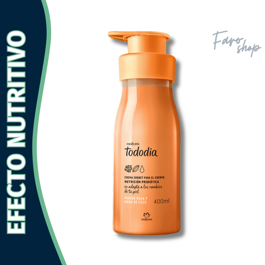 CREMA PARA EL CUERPO TODODIA MANGO ROSA Y AGUA DE COCO