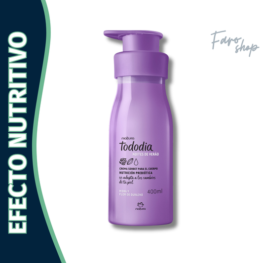 CREMA PARA EL CUERPO TODODIA MORA Y FLOR DE DURAZNO